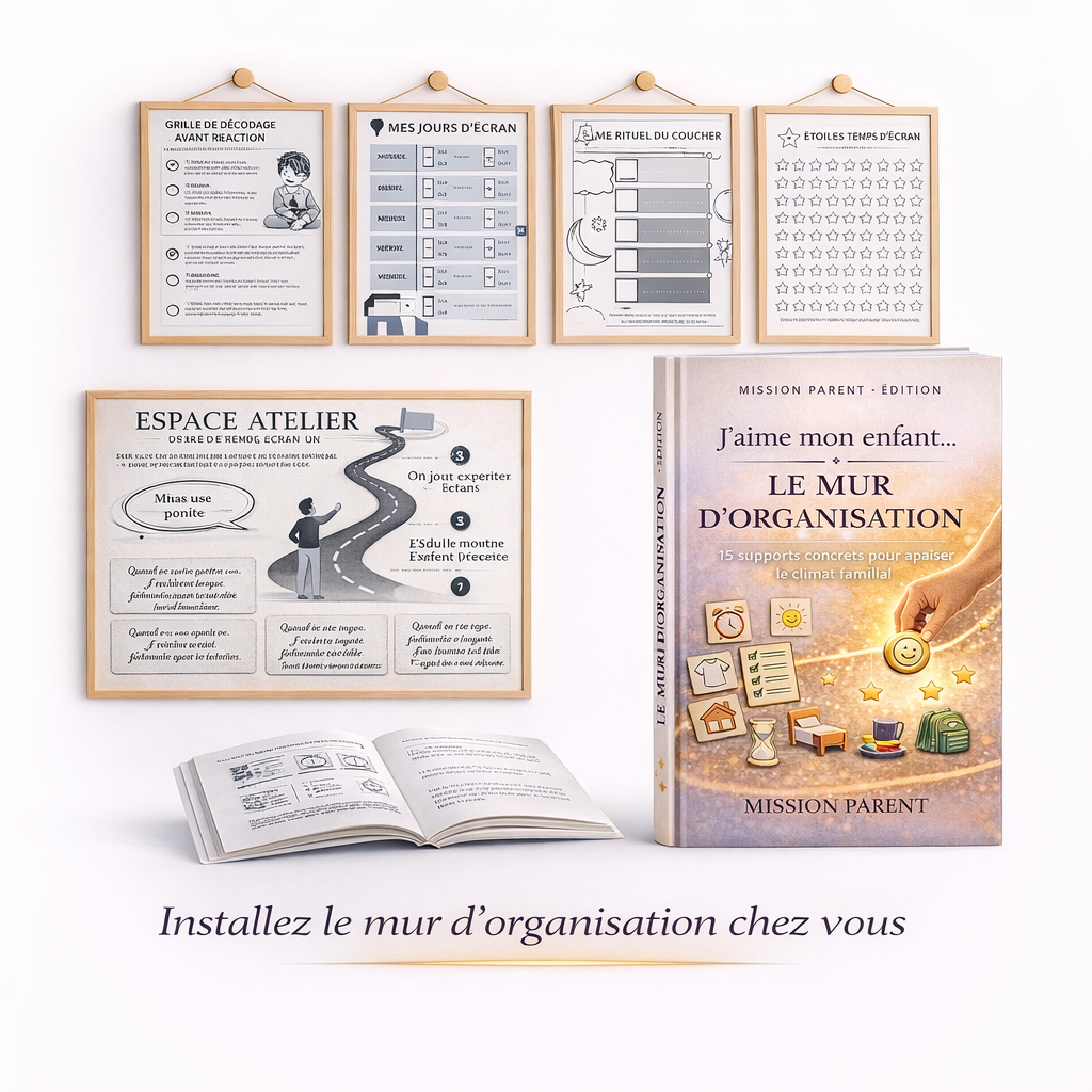 Le mur d’organisation qui simplifie la vie des parents